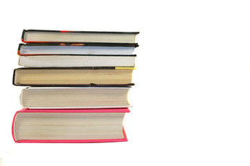 stack of book isolated-3