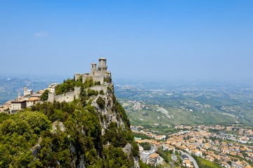 Fototapeta na wymiar Castle of San Marino