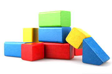 Wooden building blocks