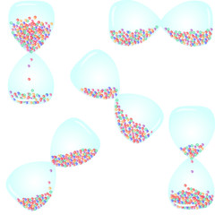 Multicolor Hourglass