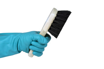 scrub brush isolated