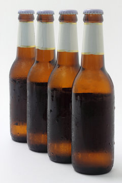 Four bottles of beer