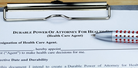 Durable Power of Attorney Health