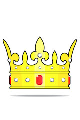 Crown with jewels