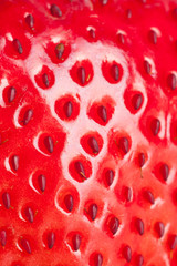 macro strawberry