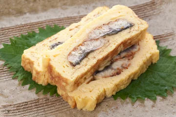 Fotobehang Eieren 鰻巻き卵  © Tsuboya