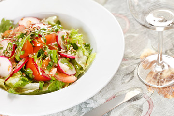 healthy vegetables salad