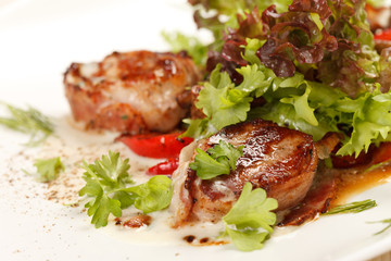 meat with vegetables