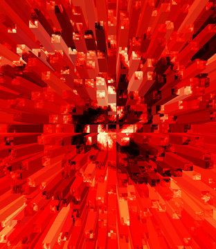 eclatement rouge
