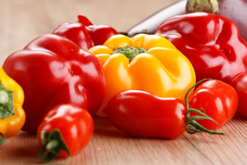 fresh vegetables on the table