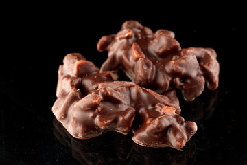 dark chocolate with nuts