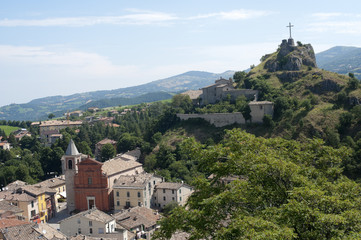 Pennabilli, Montefeltro (Urbino, Marches, Italy), view of the ol