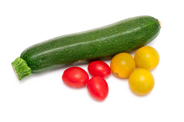 zucchini and tomatoes