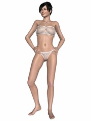 Sexy woman with sexy underwear