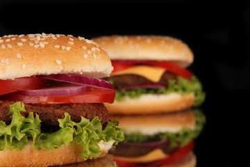 Tasty hamburger
