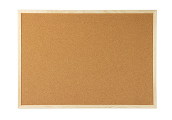 Cork board with clipping path