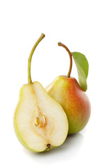 Pears isolated