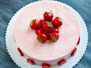 Strawberry cake