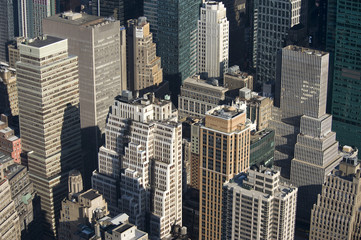 Obraz na płótnie Canvas Manhattan skyscrapers