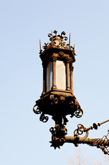 Fototapeta na wymiar Stare lampy uliczne, Trieste