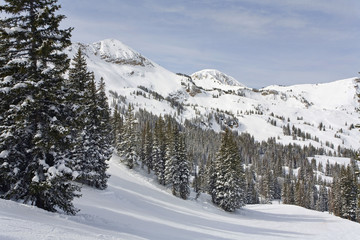 Fototapeta na wymiar Snowy Mountains