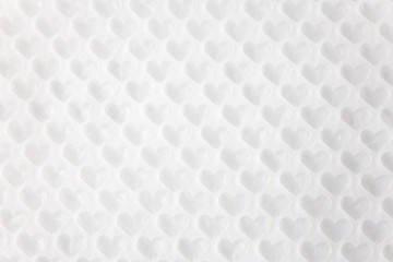 白いハートの梱包材