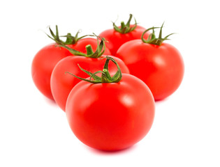 Red ripe tomatoes