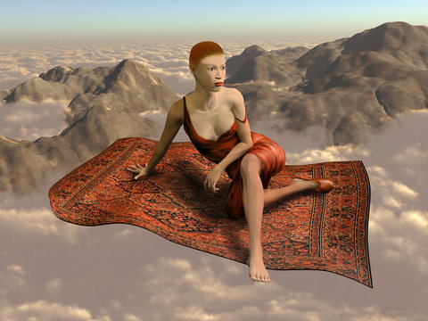 Flying a magic carpet over the clouds