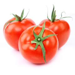 tomato isolated on white.