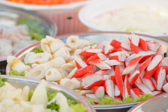 Crabfish and other seafood