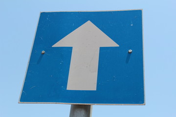 Traffic sign - One way traffic