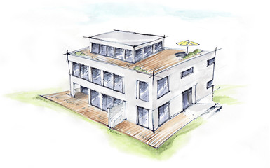 Architekturskizze