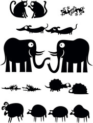 Pairs of animals