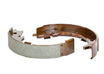 brake pads isolated on white