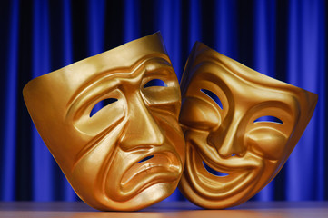 Masks with the theatre concept
