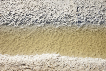 Crystallized salt