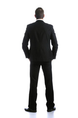 Backview of business man