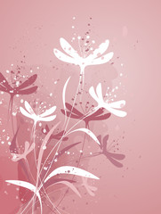 Fototapeta na wymiar Romantic Flower Background