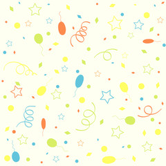 Template birthday background, vector