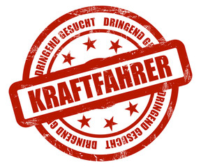 Sternen Stempel rot rt KRAFTFAHRER
