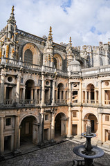 Fototapeta premium The monastery-fortress of the Knights Templar in Tomar, Portugal