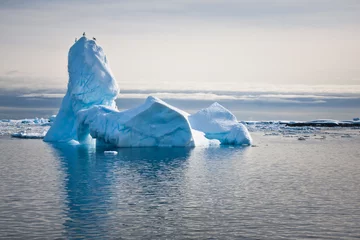 Fotobehang Antarctic icebergs © Goinyk
