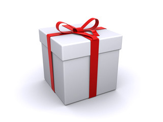 white gift box