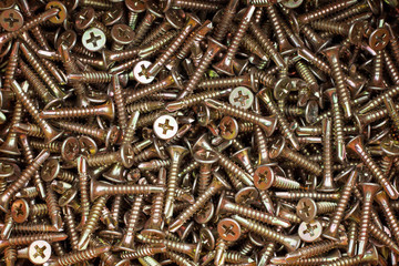 Screws close-up