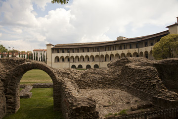 Arezzo, anfiteatro romano