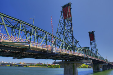 Portland Hawthorne Bridge HDR