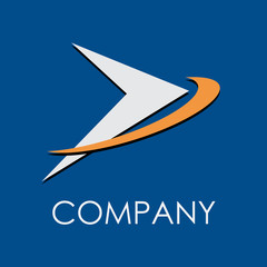 Logo arrow in flight   Vector © puckillustrations