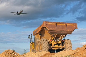 Truck and Aircraft