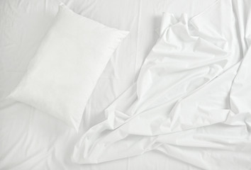 bedding sheets and pillow sleep bed