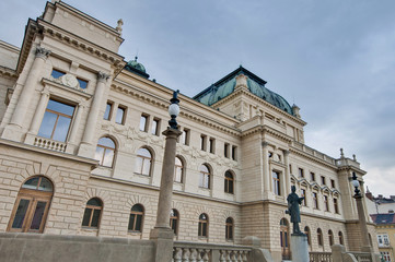 Fototapeta na wymiar Pilsen Opera house facade